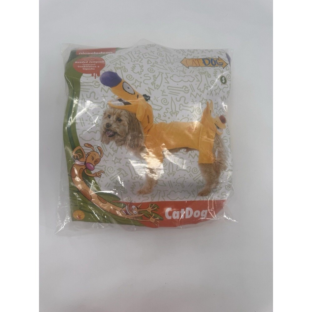 2018 Catdog Rubies Small Dog Costume Fast Shipping Halloween Nickelodeon